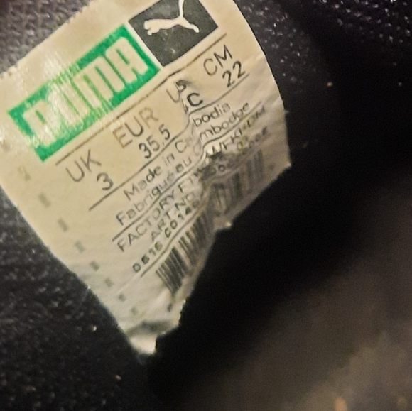 SOLD Puma Size 3 Big Boys Shoes - Picture 10 of 10